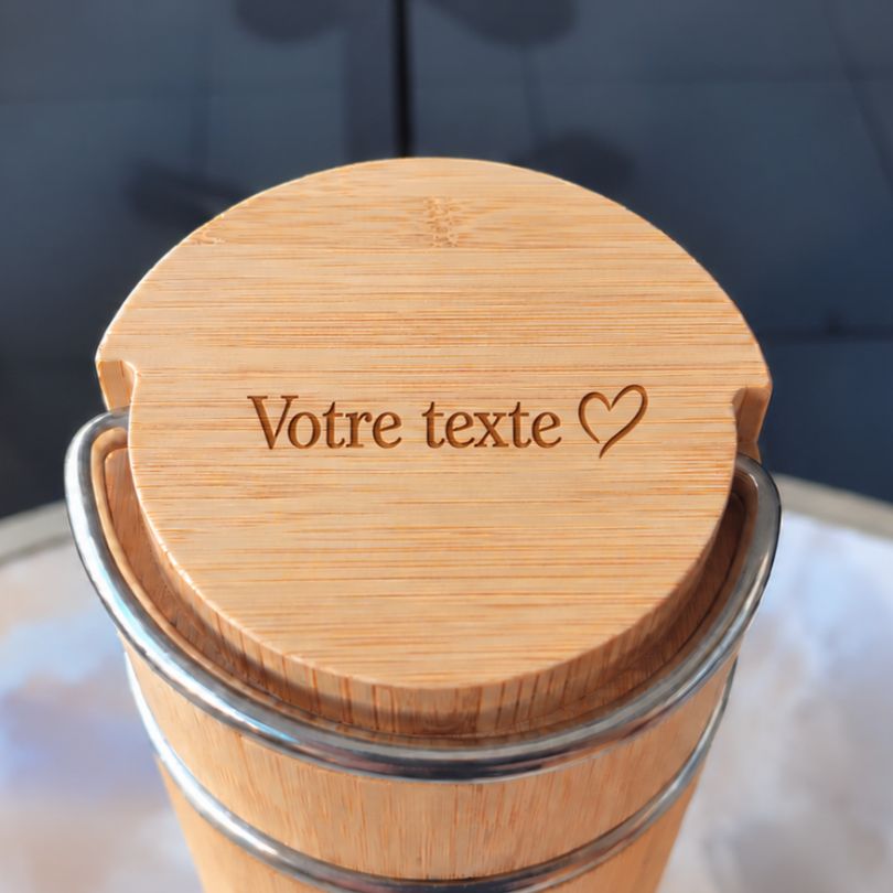 Gravure gourde en bambou