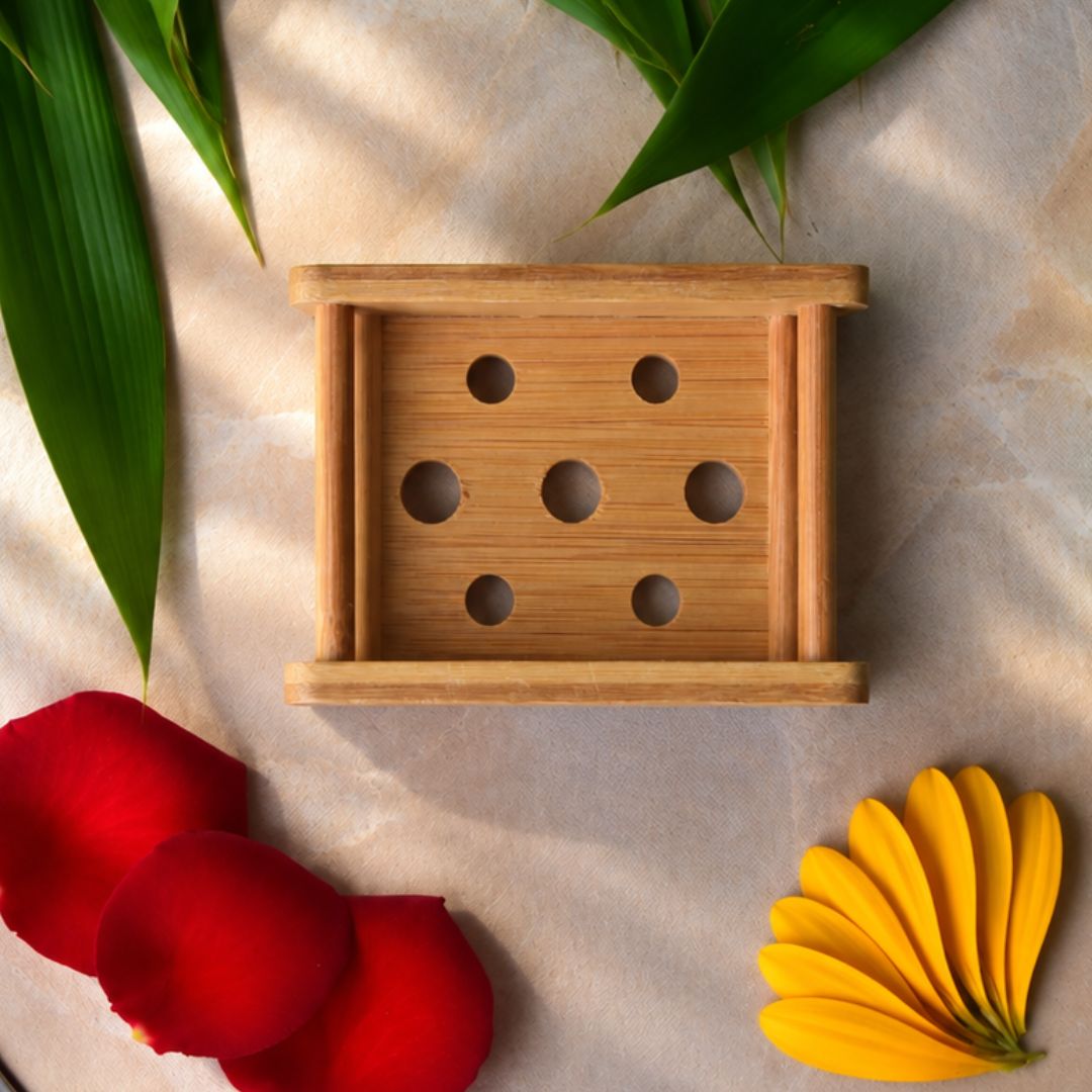 Porte savon en bambou style marin