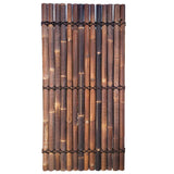 panneau demi bambou noir 180 cm