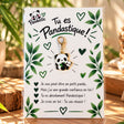 porte clé panda et son bébé