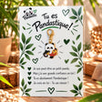 Porte clé panda avec poisson