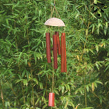 Carillon en Bambou Brun avec Noix de Coco | Feng Shui